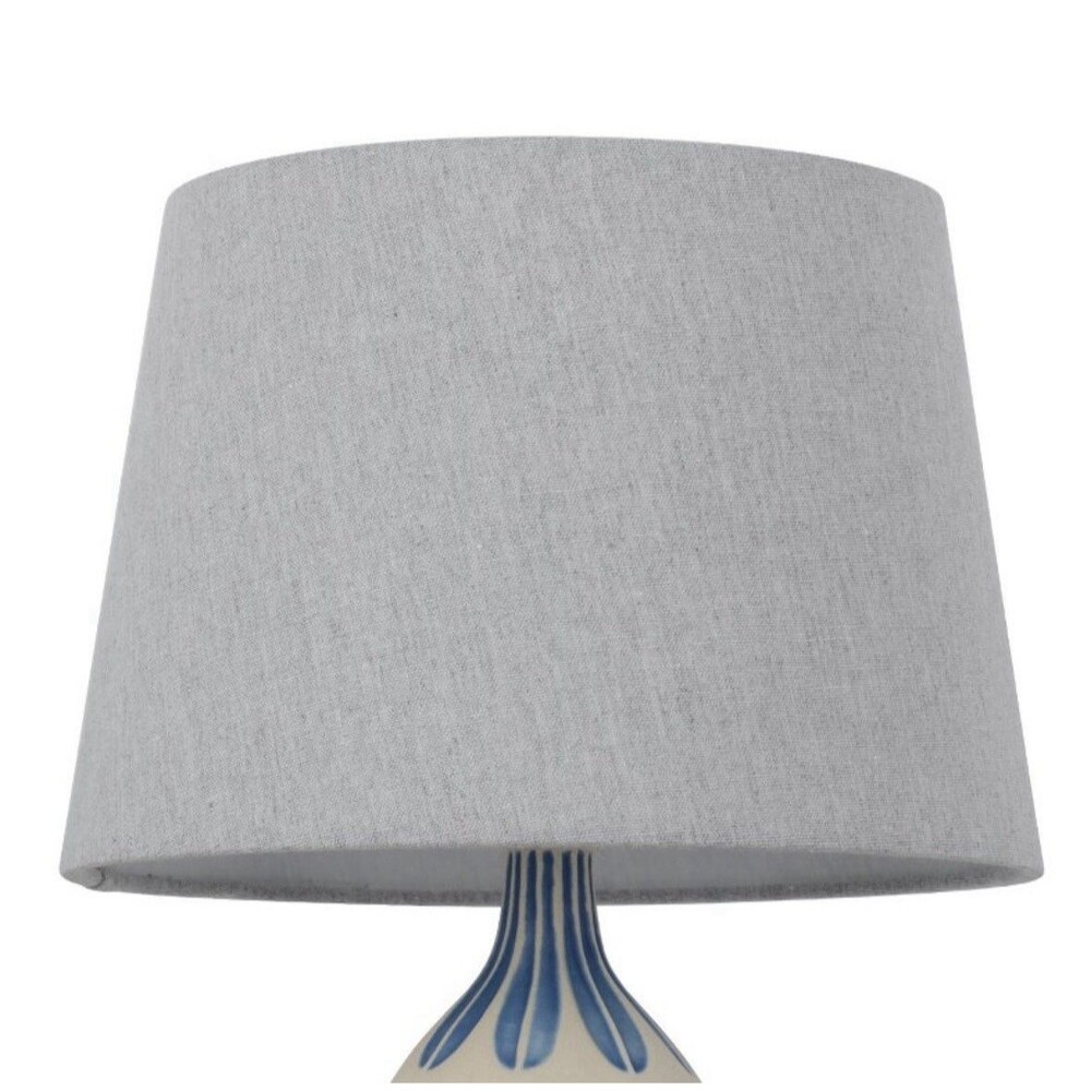 Small Mod Drum Lampshade, Gray Threshold Linen Blend Set Of 2